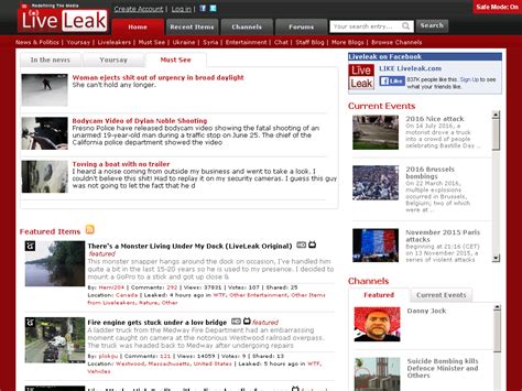 liveleak.com redefining the media